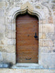 Old Medieval Wooden Door Wall Mural