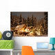 Winter Cabin Wall Mural