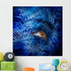Brown Eye Looking up Wall Mural