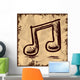 Double Music Note Vintage