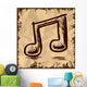 Double Music Note Vintage