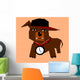 Hip Hop Dog Wall Decal