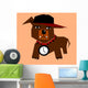 Hip Hop Dog Wall Decal