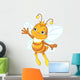 Queen bee showing Wall Decal