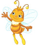 Queen bee showing Wall Decal