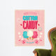 Vintage Cotton Candy Poster