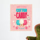 Vintage Cotton Candy Poster