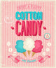 Vintage Cotton Candy Poster