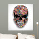 Skull with floral ornaments Wall Decal