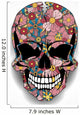 Skull with floral ornaments Wall Decal