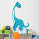 Cute dinosaur cartoon Wall Decal