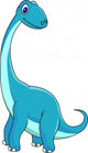Cute dinosaur cartoon Wall Decal