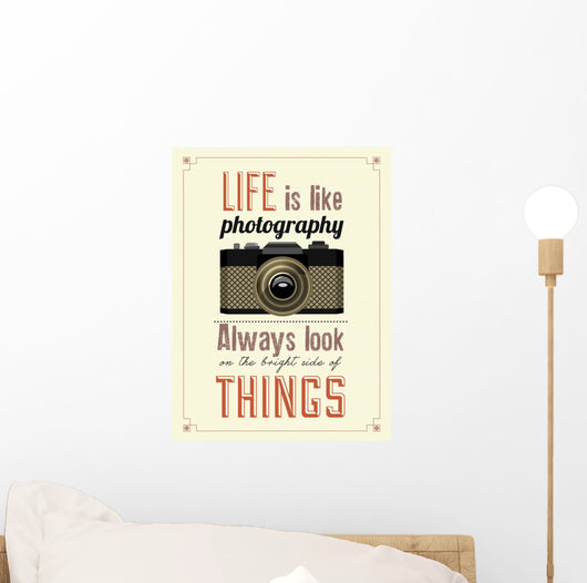 Vintage Old Camera Typographical