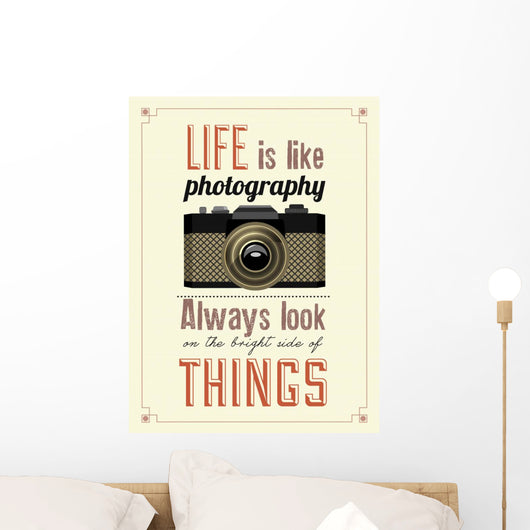 Vintage Old Camera Typographical