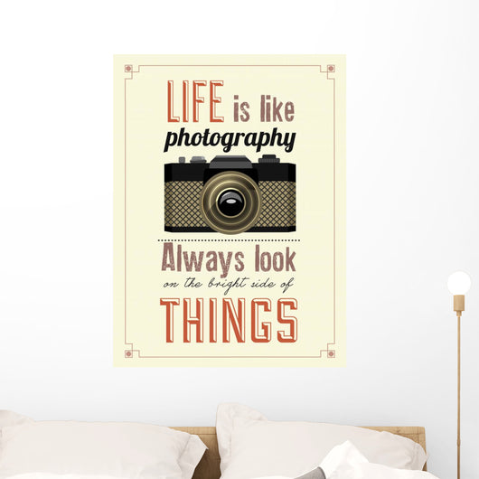 Vintage Old Camera Typographical