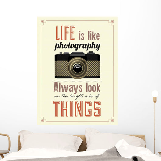 Vintage Old Camera Typographical