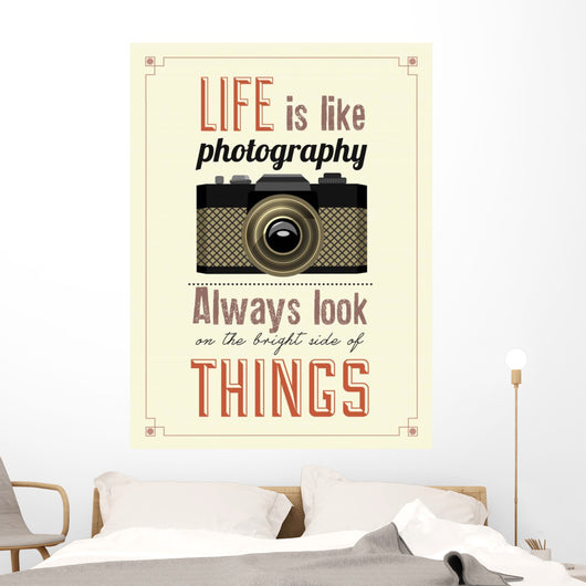 Vintage Old Camera Typographical