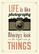 Vintage Old Camera Typographical