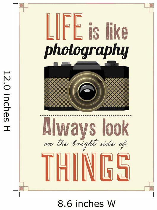 Vintage Old Camera Typographical