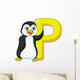 Alphabet P with Penguin
