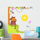 Little Monkey Relax Wall Mural