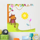 Little Monkey Relax Wall Mural