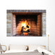 Fireplace Wall Mural