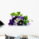 pansies and violets Wall Decal