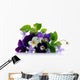 pansies and violets Wall Decal