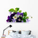 pansies and violets Wall Decal