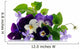 pansies and violets Wall Decal