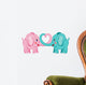 Elephants Love Wall Decal