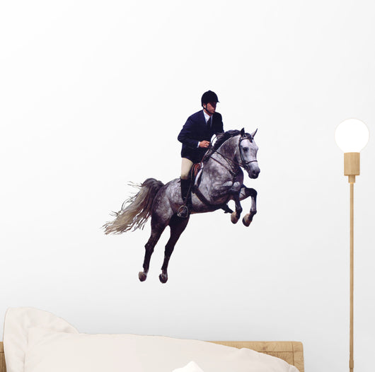 Equestrian Jumping Horse Wall Decal
