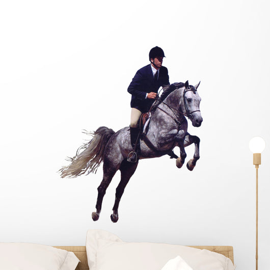 Equestrian Jumping Horse Wall Decal