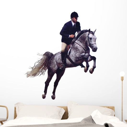 Equestrian Jumping Horse Wall Decal