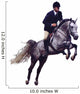 Equestrian Jumping Horse Wall Decal