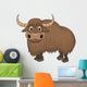 Yak cartoon Wall Decal