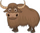 Yak cartoon Wall Decal
