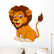 Funny Lion Wall Decal