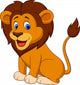 Funny Lion Wall Decal