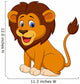 Funny Lion Wall Decal