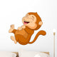 Cute Monkey Laughing Wall Decal