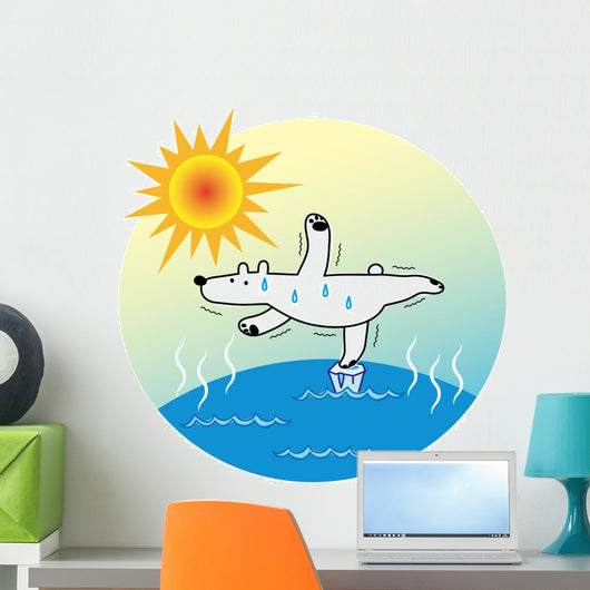 Global warming Wall Decal