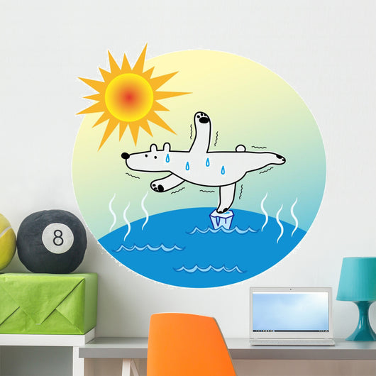 Global warming Wall Decal
