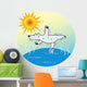 Global warming Wall Decal