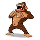 Angry Gorilla Wall Decal