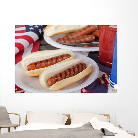 Grilled Hot Dogs