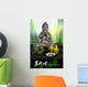 Buddha with Massage Stones Wall Decal
