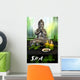 Buddha with Massage Stones Wall Decal