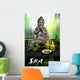Buddha with Massage Stones Wall Decal